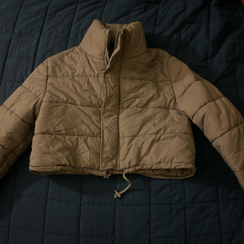SHEIN Gray Puffer Jacket